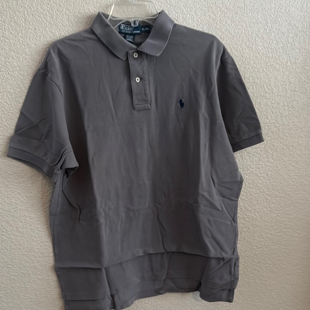 Polo by Ralph Lauren Gray Polo Shirt Classic Design